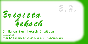 brigitta heksch business card